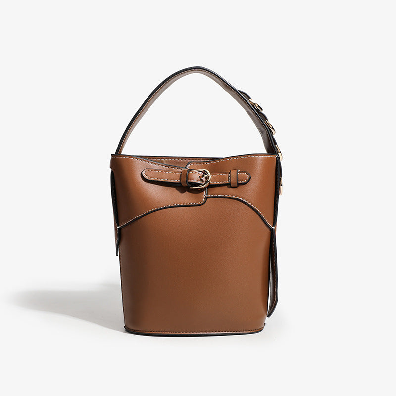 Chic Small Hand Bucket Bag – Stylish Fashion Commuter Shoulder Crossbody Bag & Compact Tote Purse hobo